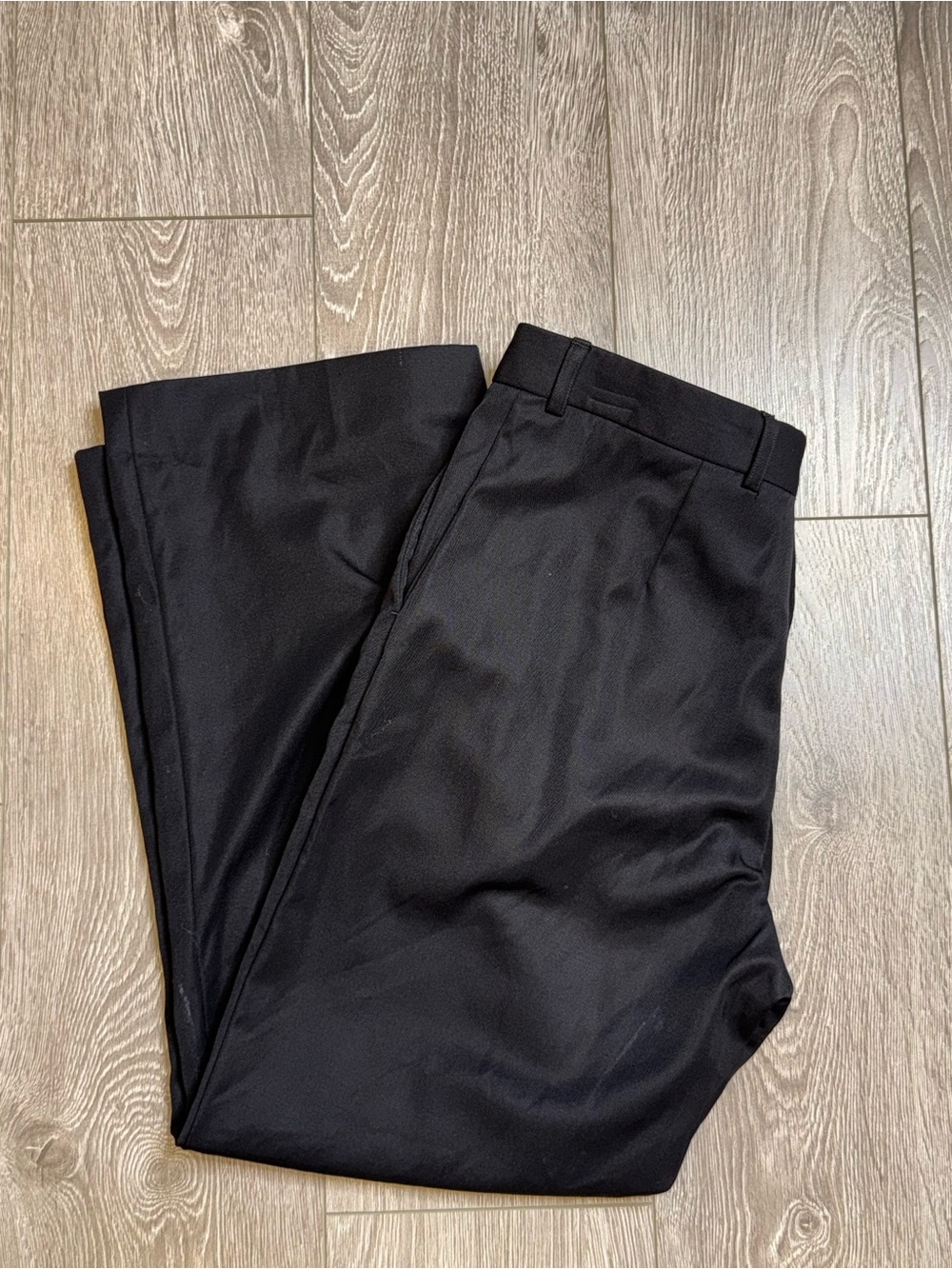 Balenciaga 100% Wool Size M Womens Wide-Leg Trousers Quiet Luxury Relaxed Fit - Picture 2 of 16